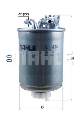 Kraftstofffilter MAHLE KL410D