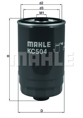 Kraftstofffilter MAHLE KC504