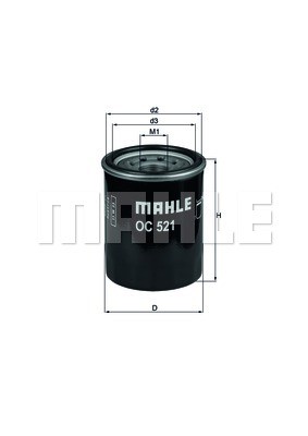 Ölfilter MAHLE OC521