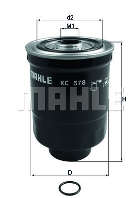 Kraftstofffilter MAHLE KC578D