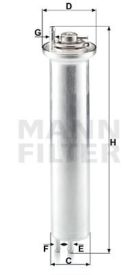 Kraftstofffilter MANN-FILTER WK532