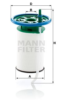 Kraftstofffilter MANN-FILTER PU7015