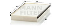 Filter, Innenraumluft MANN-FILTER CU2746