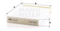 Filter, Innenraumluft MANN-FILTER CU25012