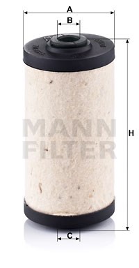Kraftstofffilter MANN-FILTER BFU707