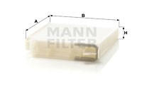 Filter, Innenraumluft MANN-FILTER CU1829
