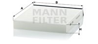 Filter, Innenraumluft MANN-FILTER CU2240