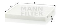 Filter, Innenraumluft MANN-FILTER CU2544