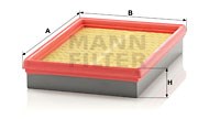 Luftfilter MANN-FILTER C2573