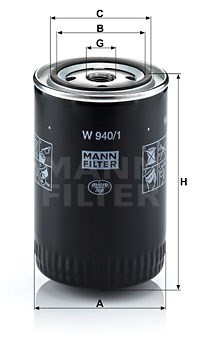 Hydraulikfilter, Automatikgetriebe MANN-FILTER W9401
