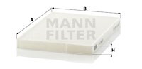 Filter, Innenraumluft MANN-FILTER CU2620