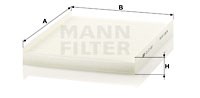 Filter, Innenraumluft MANN-FILTER CU27007