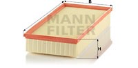 Luftfilter MANN-FILTER C39002