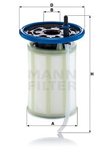 Kraftstofffilter MANN-FILTER PU7018