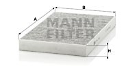 Filter, Innenraumluft MANN-FILTER CUK3192