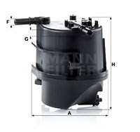 Kraftstofffilter MANN-FILTER WK939