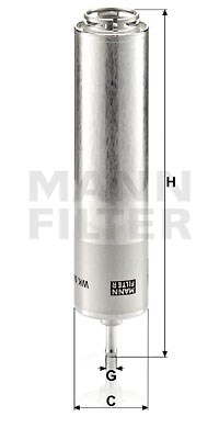 Kraftstofffilter MANN-FILTER WK5001