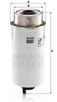 Kraftstofffilter MANN-FILTER WK8124