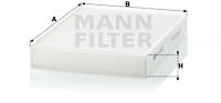 Filter, Innenraumluft MANN-FILTER CU2433