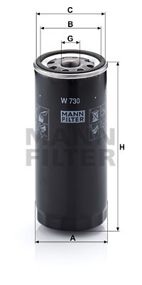Ölfilter MANN-FILTER W730