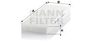 Filter, Innenraumluft MANN-FILTER CU3869