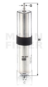 Kraftstofffilter MANN-FILTER WK5015