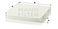 Filter, Innenraumluft MANN-FILTER CU23009