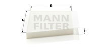 Filter, Innenraumluft MANN-FILTER CU3461