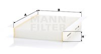 Filter, Innenraumluft MANN-FILTER CU22022