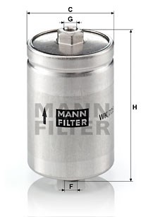 Kraftstofffilter MANN-FILTER WK725