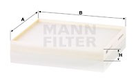 Filter, Innenraumluft MANN-FILTER CU24017