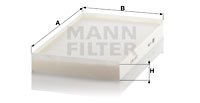 Filter, Innenraumluft MANN-FILTER CU3540