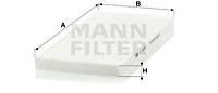 Filter, Innenraumluft MANN-FILTER CU3138