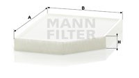 Filter, Innenraumluft MANN-FILTER CU2450