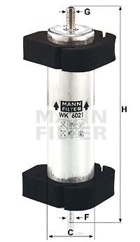 Kraftstofffilter MANN-FILTER WK6021