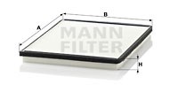 Filter, Innenraumluft MANN-FILTER CU2530