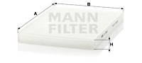 Filter, Innenraumluft MANN-FILTER CU2882