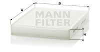 Filter, Innenraumluft MANN-FILTER CU2559