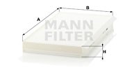 Filter, Innenraumluft MANN-FILTER CU3139