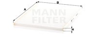 Filter, Innenraumluft MANN-FILTER CU28004