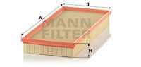 Luftfilter MANN-FILTER C40163