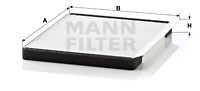 Filter, Innenraumluft MANN-FILTER CU2331