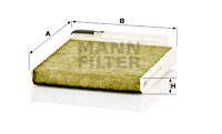 Filter, Innenraumluft MANN-FILTER FP1829