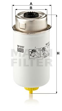 Kraftstofffilter MANN-FILTER WK8157