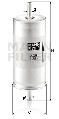 Kraftstofffilter MANN-FILTER WK413