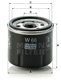 Ölfilter MANN-FILTER W66