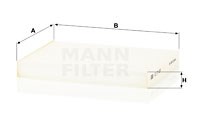 Filter, Innenraumluft MANN-FILTER CU21009