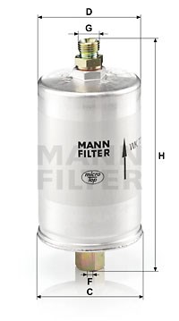 Kraftstofffilter MANN-FILTER WK726