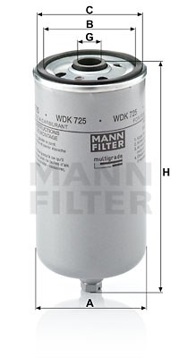 Kraftstofffilter MANN-FILTER WDK725