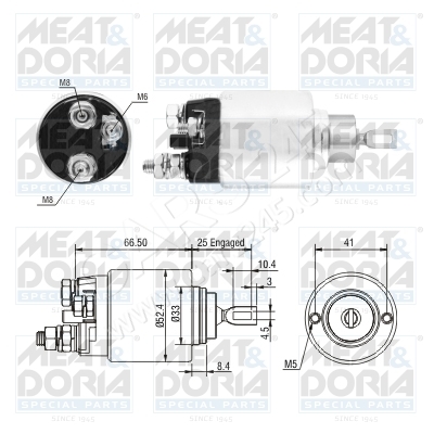 Magnetschalter, Starter MEAT & DORIA 46293